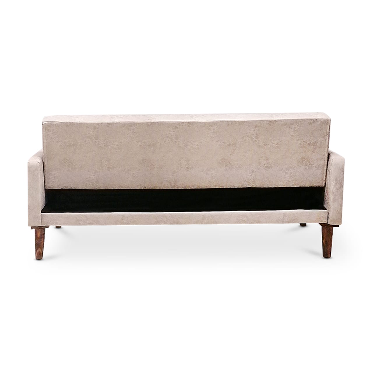 L Shape 3 seater Sleeper Couch Black November Sale - That Couch Place