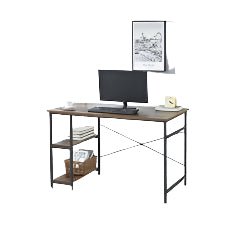 Table For Computer For 2 Computer table with 2 Tier Shelves - That Couch Place