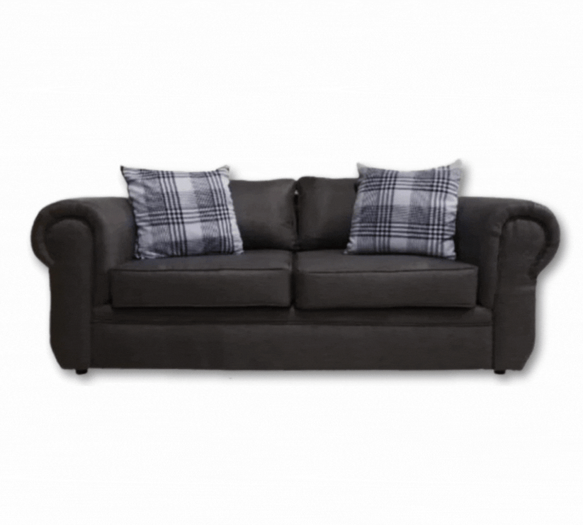 Lounge Suite Rolled arm, loose cushion. That Couch Place