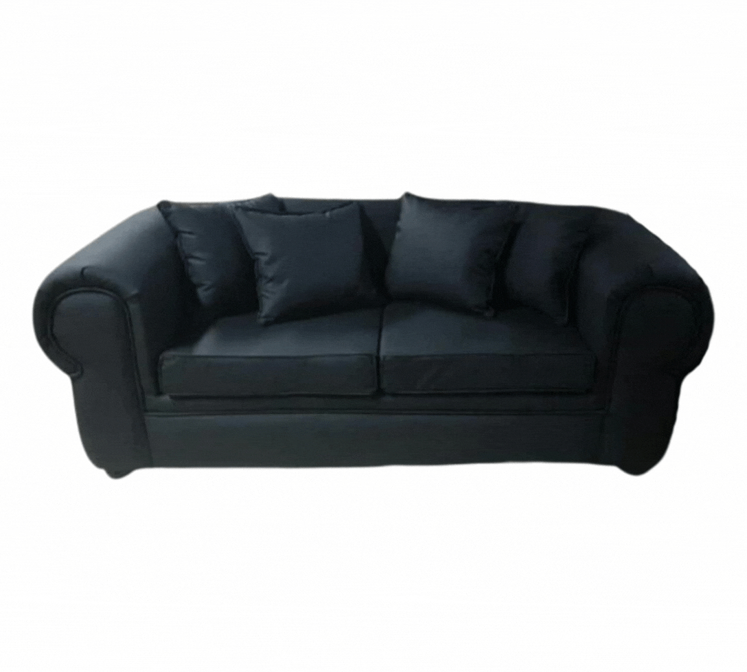 Lounge Suite Rolled arm, loose cushion. That Couch Place