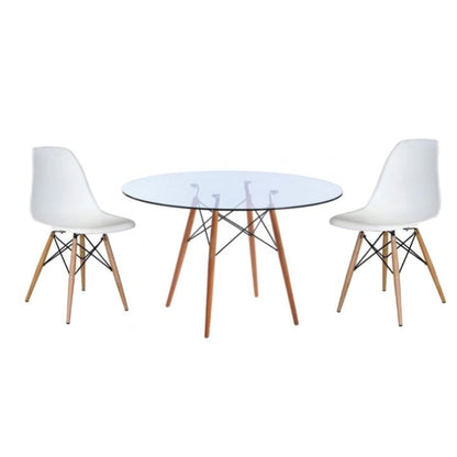Glass Table Dining Room Set - That Couch Place