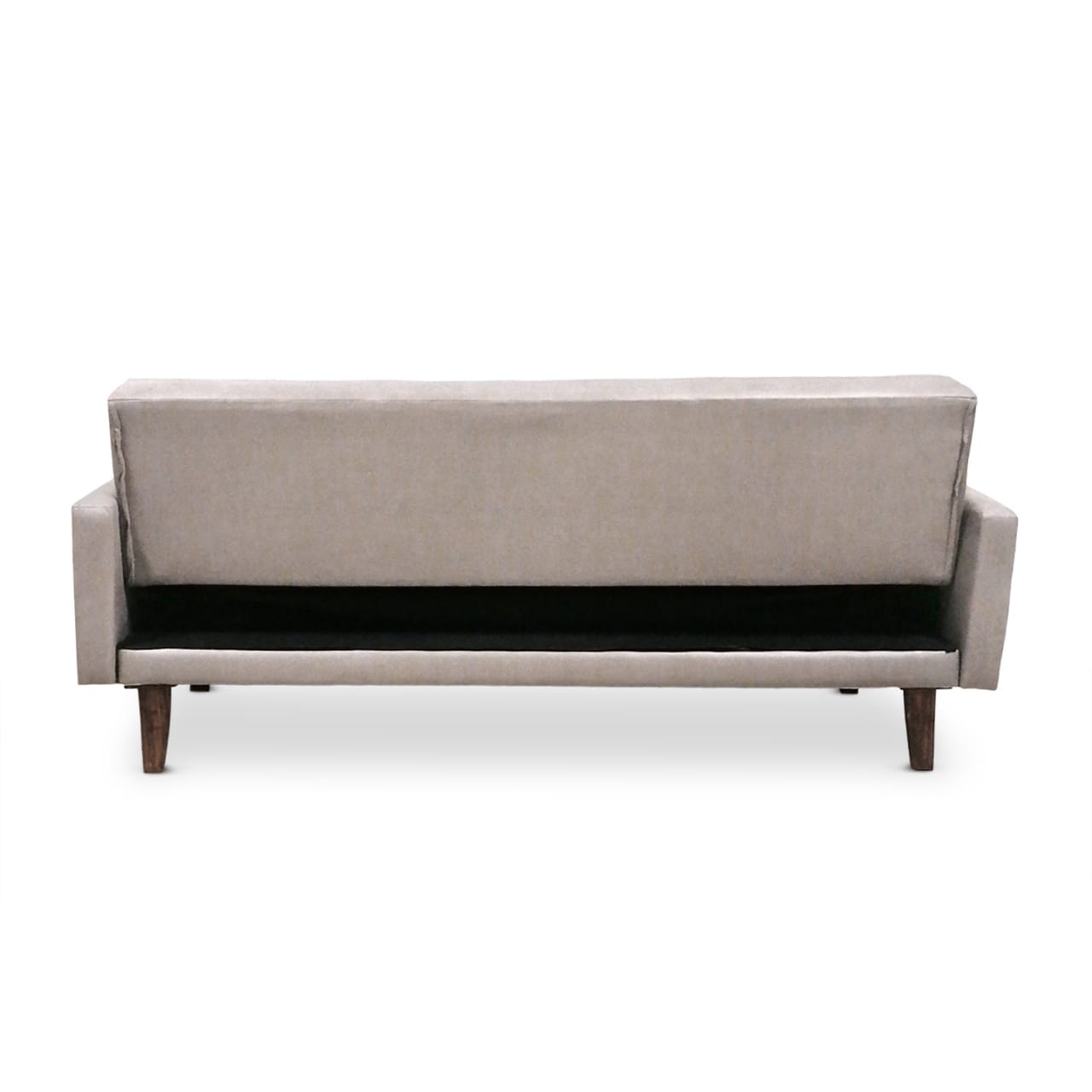 L Shape 3 seater Sleeper Couch Black November Sale - That Couch Place