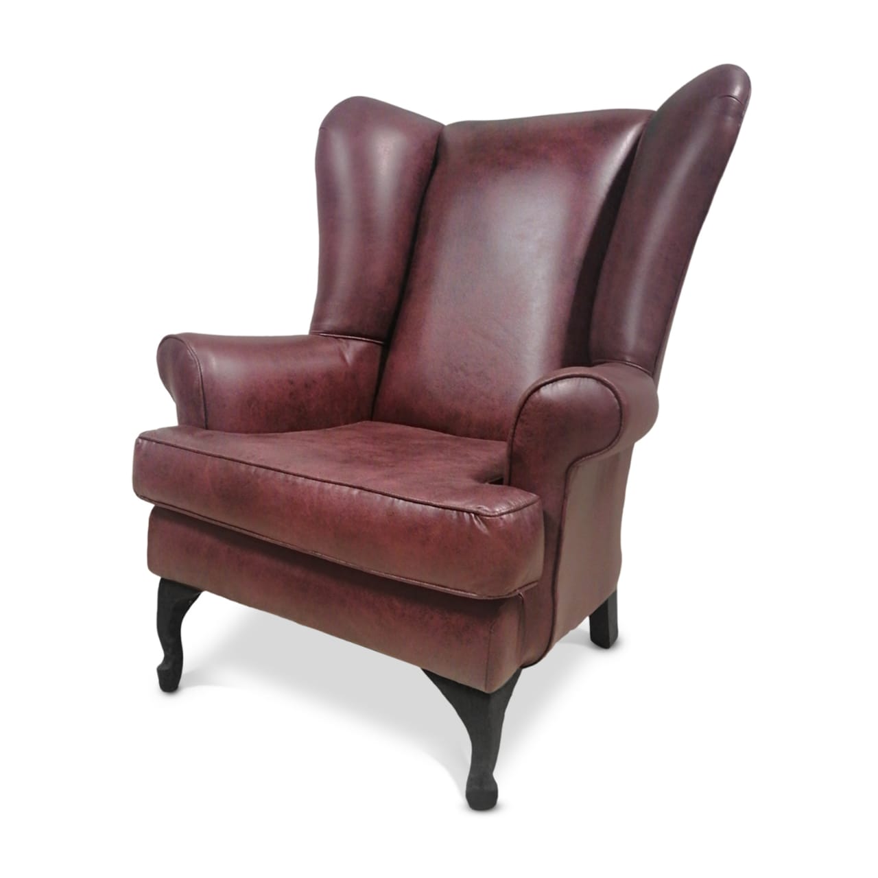 Wingback Chair Black November Special - That Couch Place