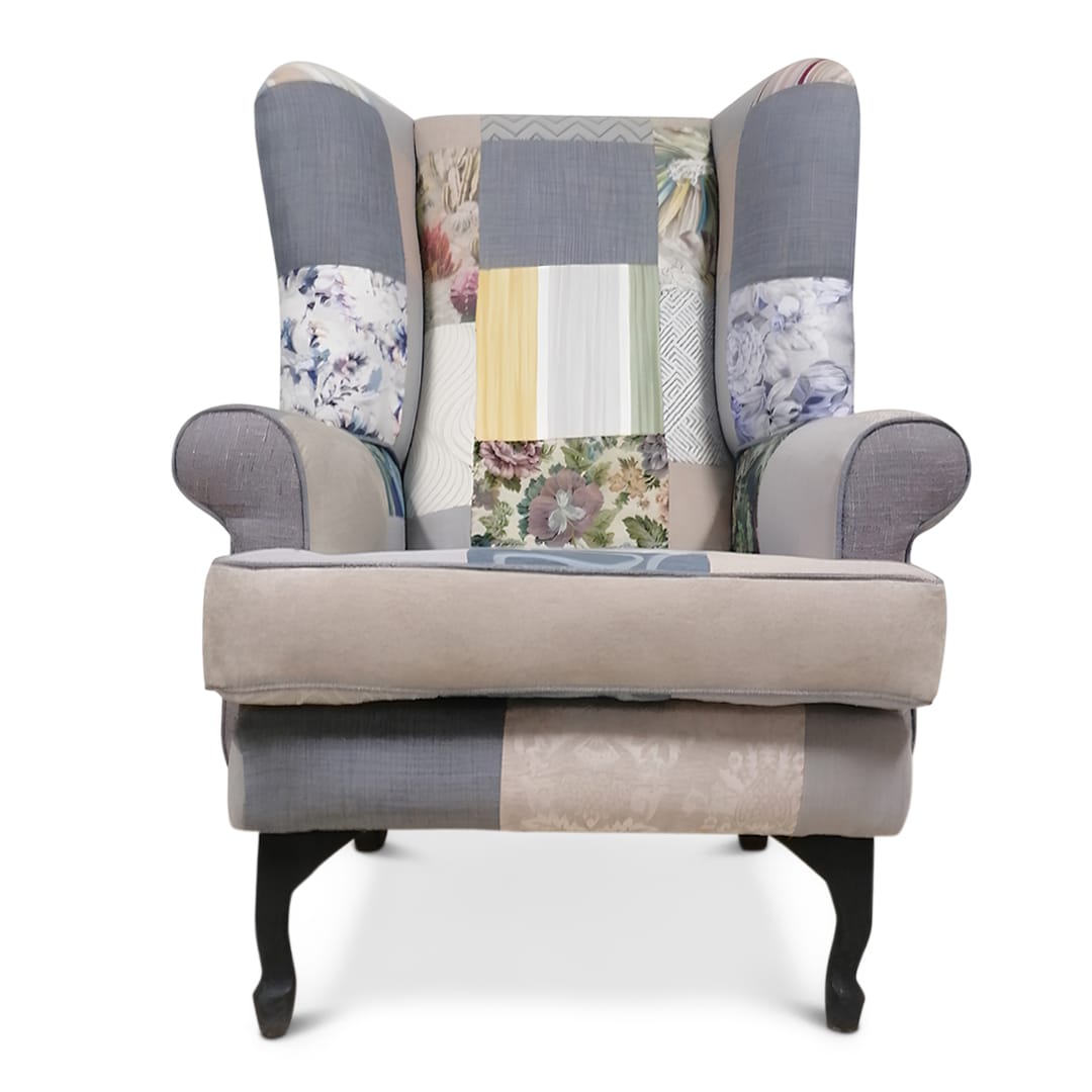 Wingback Chair Black November Special - That Couch Place